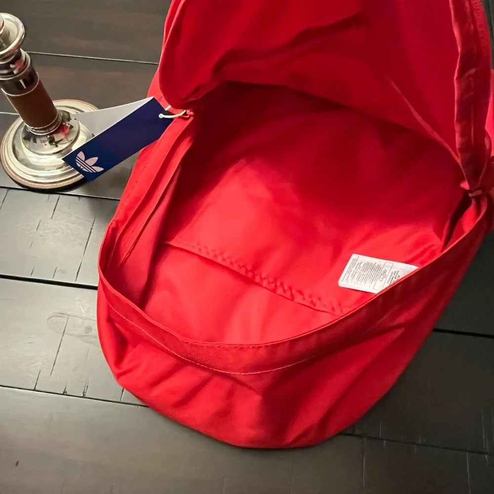 Adidas Trefoil Adicolor Backpack Book Bag Red New Boys Girls